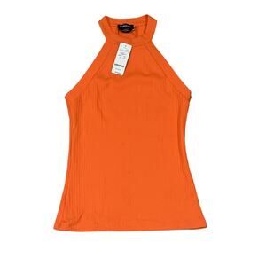 Bebe, Sleeveless top, New Orange, Size S, KB419